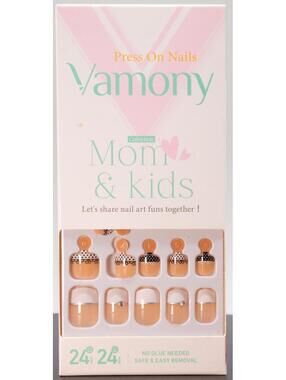Vamony Press On Nails Mom & Kids Collection - Fun Nail Art Set